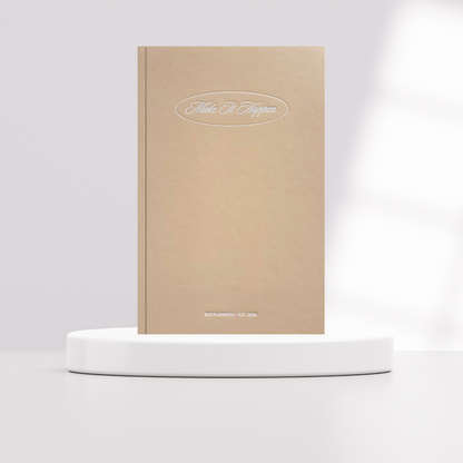 The "MAKE IT HAPPEN" Undated Daily Planner + Journal