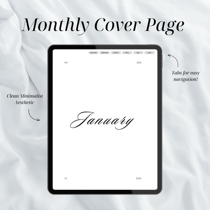 2025 iPad Planner - SZN PLANNERS