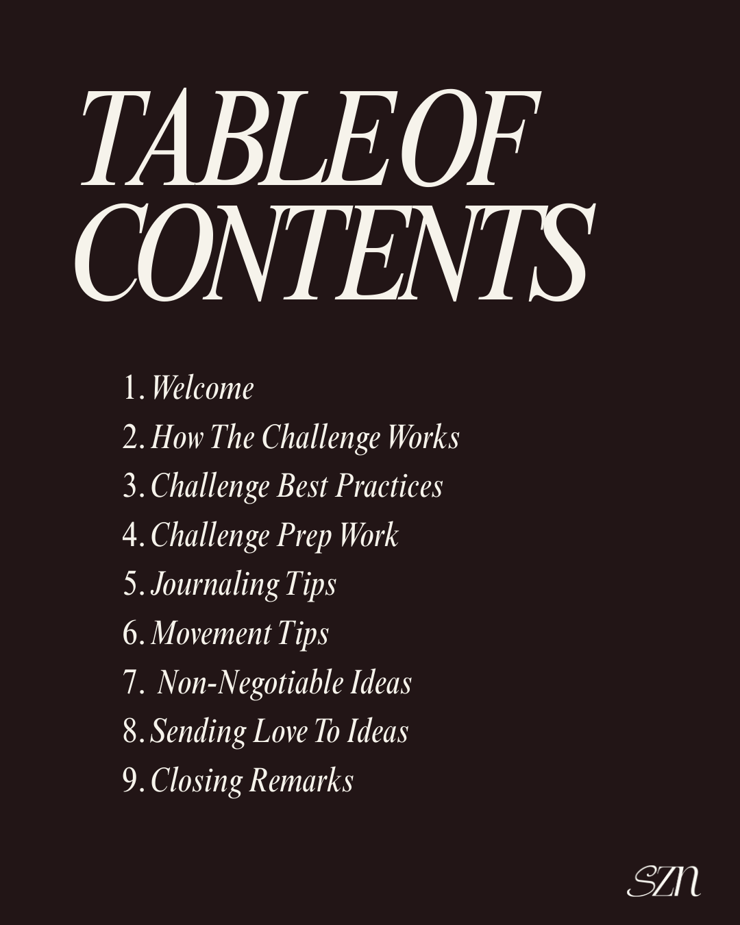 2026 New Year's Challenge Guide