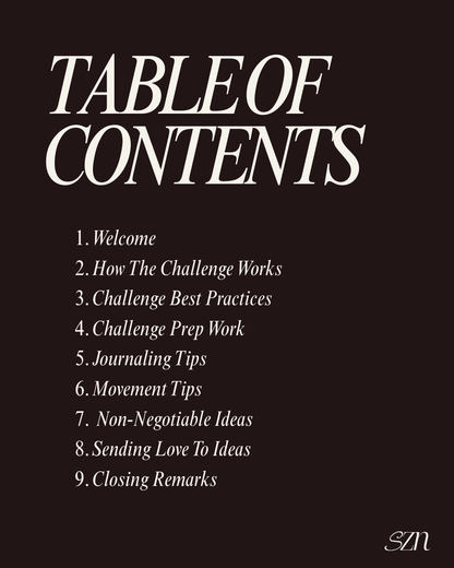 2026 New Year's Challenge Guide