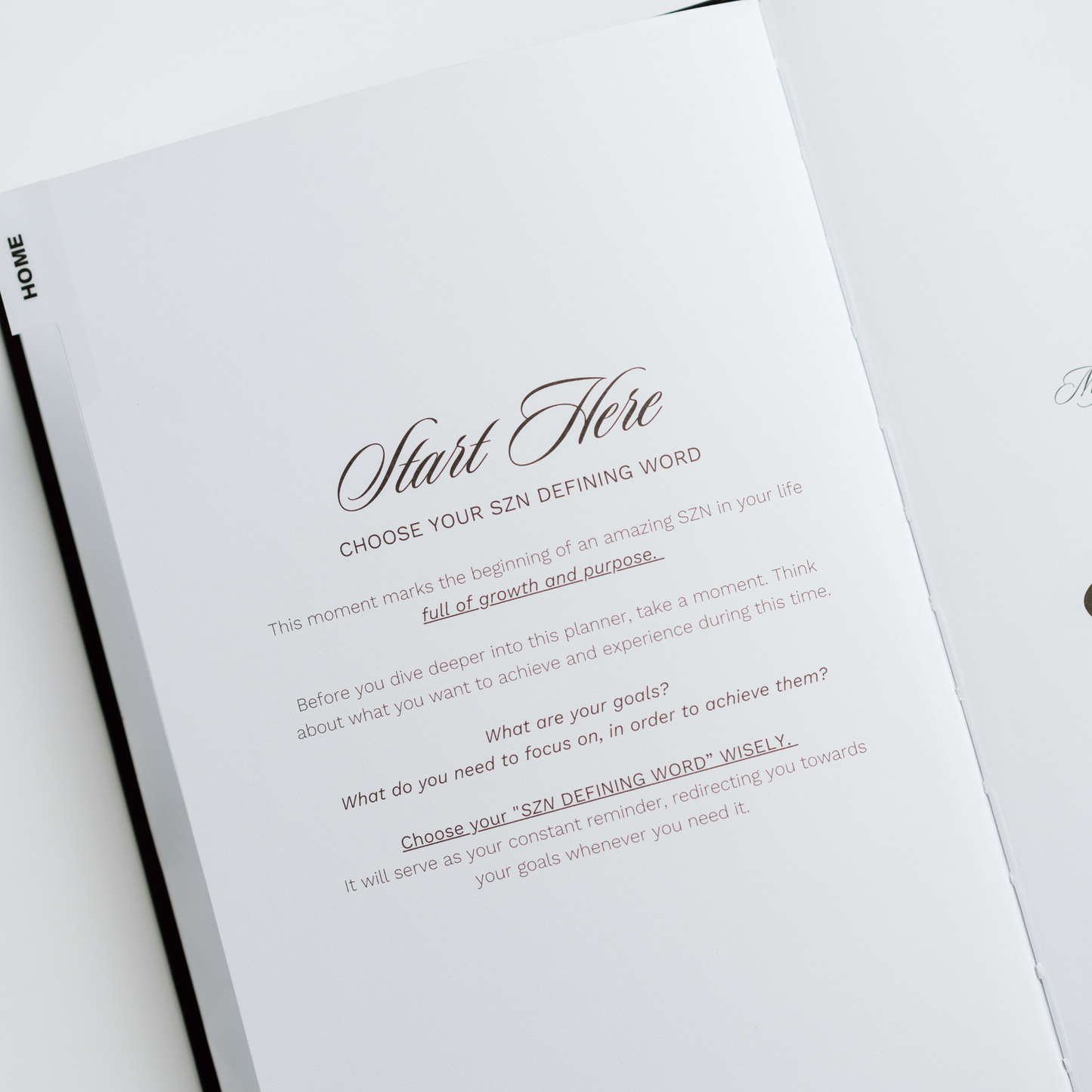 The "MAKE IT HAPPEN" Undated Daily Planner + Journal