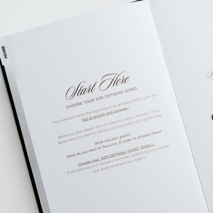 The "MAKE IT HAPPEN" Undated Daily Planner + Journal